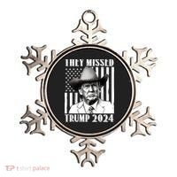 They Missed Trump 2024 Ornament thumb 0