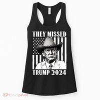 They Missed Trump 2024 Women's Tank Top thumb 0