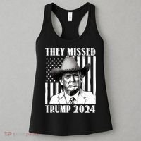 They Missed Trump 2024 Women's Tank Top thumb 3