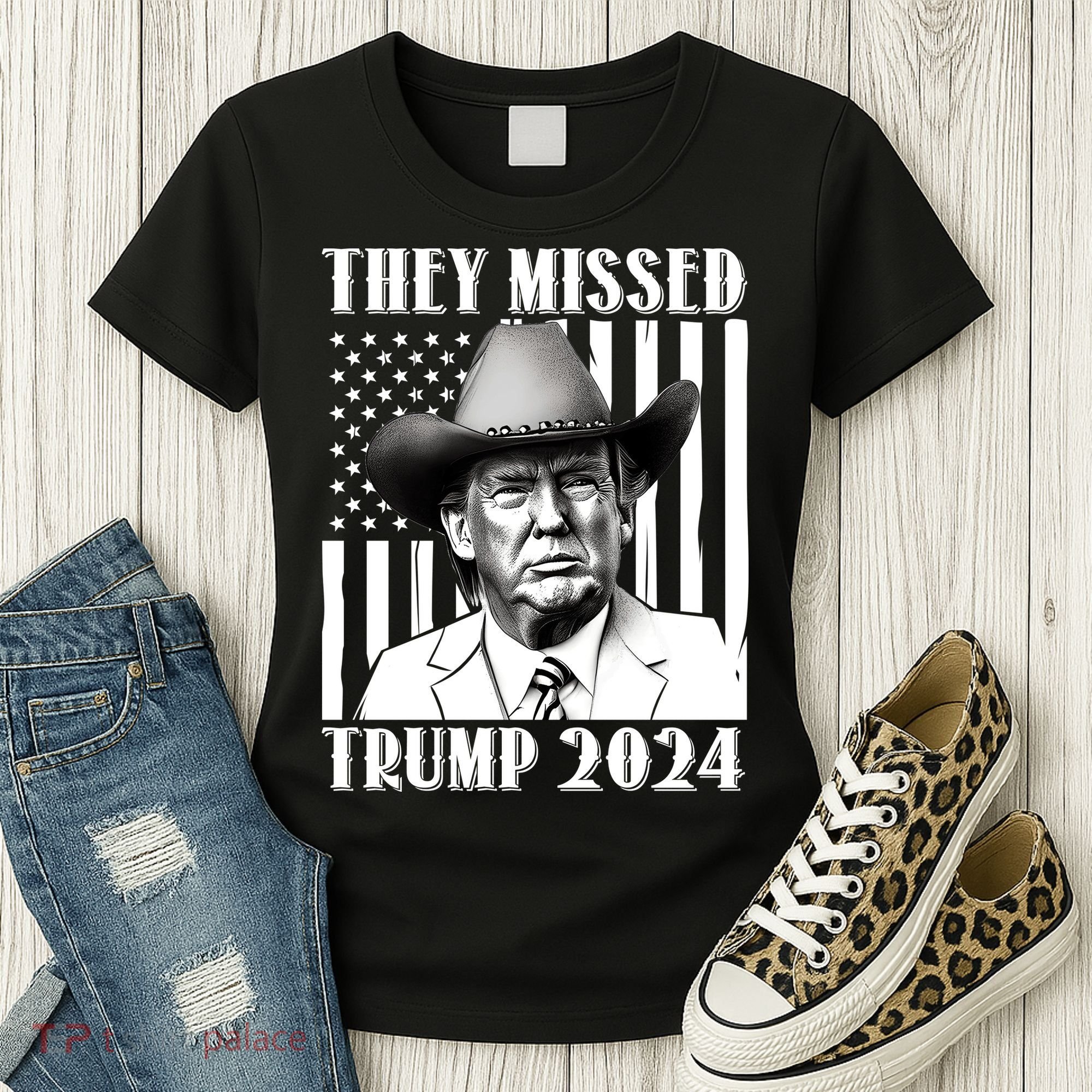 They Missed Trump 2024 Women's T-Shirt