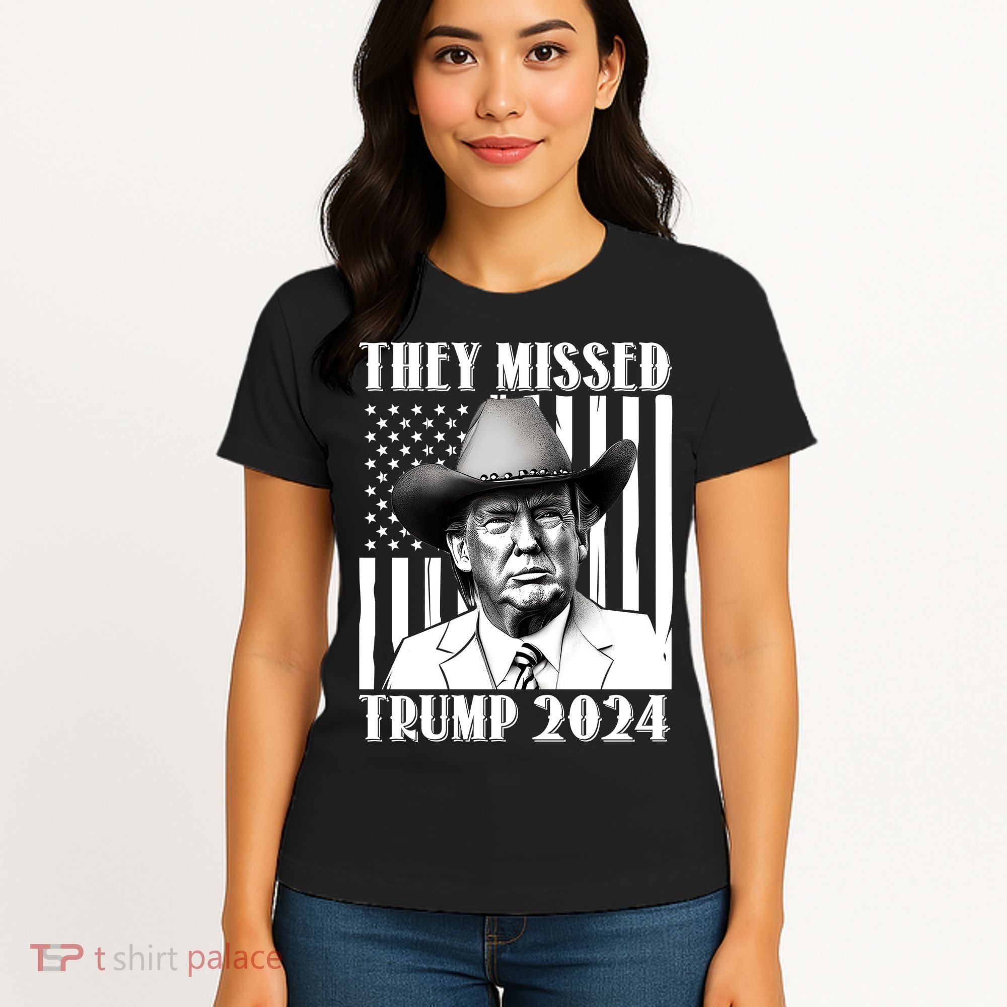 They Missed Trump 2024 Women's T-Shirt