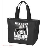 They Missed Trump 2024 Tote Bag thumb 3