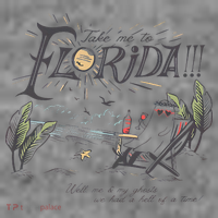Take Me To The Florida Funny Ghost On The Beach Toddler Hoodie thumb 2