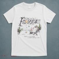 Take Me To The Florida Funny Ghost On The Beach T-Shirt thumb 5
