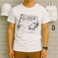 Take Me To The Florida Funny Ghost On The Beach T-Shirt thumb 6