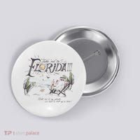 Take Me To The Florida Funny Ghost On The Beach Button thumb 0