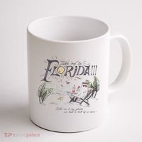 Take Me To The Florida Funny Ghost On The Beach Coffee Mug thumb 1