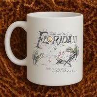 Take Me To The Florida Funny Ghost On The Beach Coffee Mug thumb 2