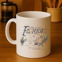 Take Me To The Florida Funny Ghost On The Beach Coffee Mug thumb 4