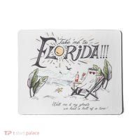 Take Me To The Florida Funny Ghost On The Beach Mousepad thumb 0
