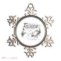 Take Me To The Florida Funny Ghost On The Beach Ornament thumb 0