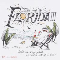 Take Me To The Florida Funny Ghost On The Beach Women's Tank Top thumb 5
