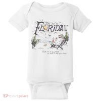 Take Me To The Florida Funny Ghost On The Beach Baby Bodysuit thumb 0