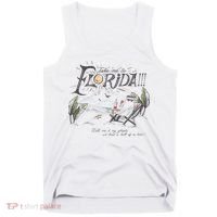 Take Me To The Florida Funny Ghost On The Beach Tank Top thumb 0