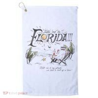 Take Me To The Florida Funny Ghost On The Beach Golf Towel thumb 0