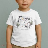 Take Me To The Florida Funny Ghost On The Beach Toddler T-Shirt thumb 2