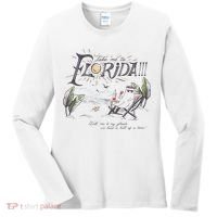 Take Me To The Florida Funny Ghost On The Beach Women's Long Sleeve Shirt thumb 0