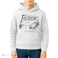 Take Me To The Florida Funny Ghost On The Beach Kids Hoodie thumb 4