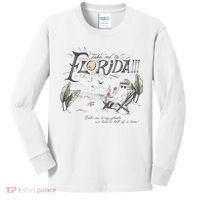 Take Me To The Florida Funny Ghost On The Beach Kids Long Sleeve Shirt thumb 0