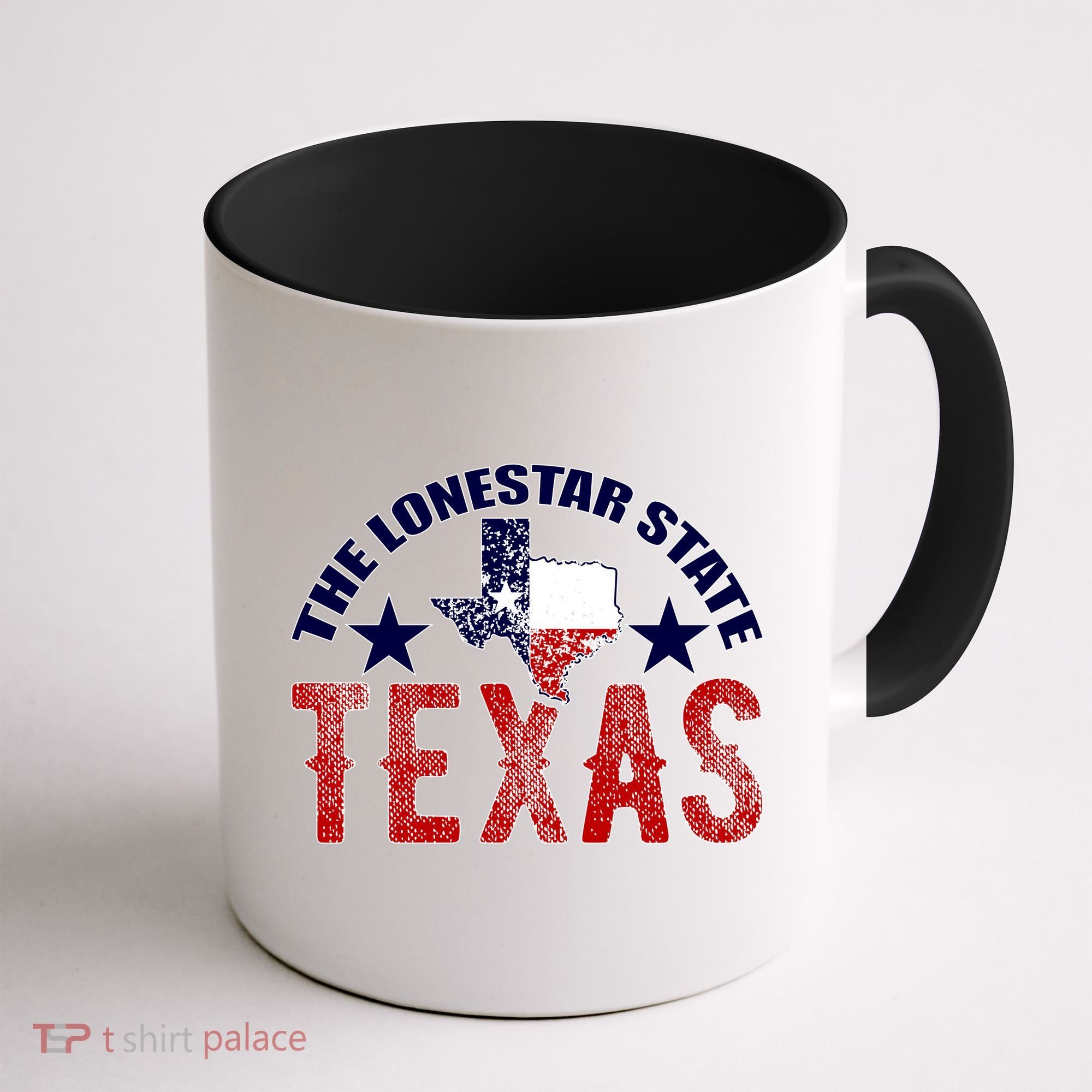 Texas Motto The Lone Star State Coffee Mug