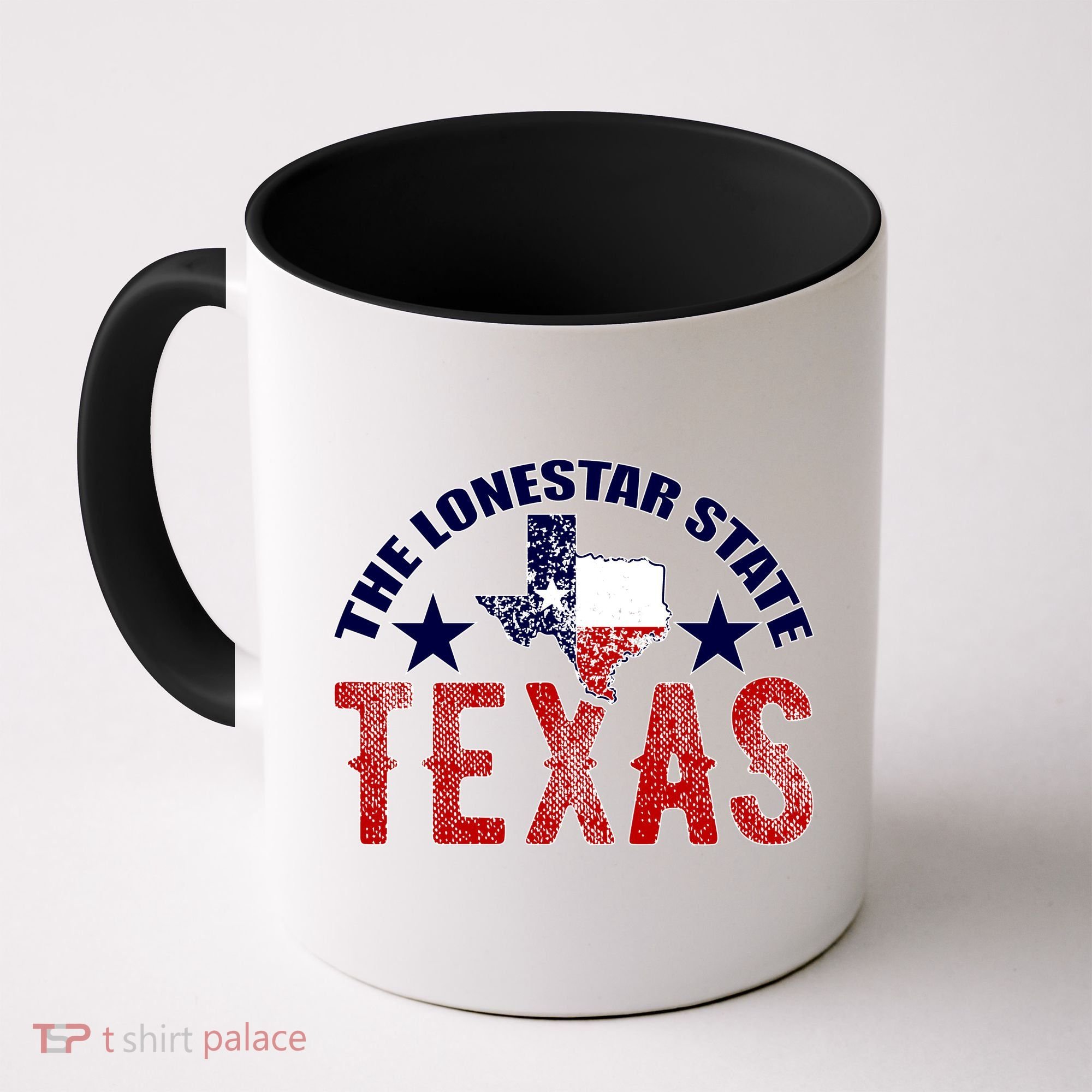 Texas Motto The Lone Star State Coffee Mug
