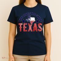 Texas Motto The Lone Star State T-Shirt thumb 4