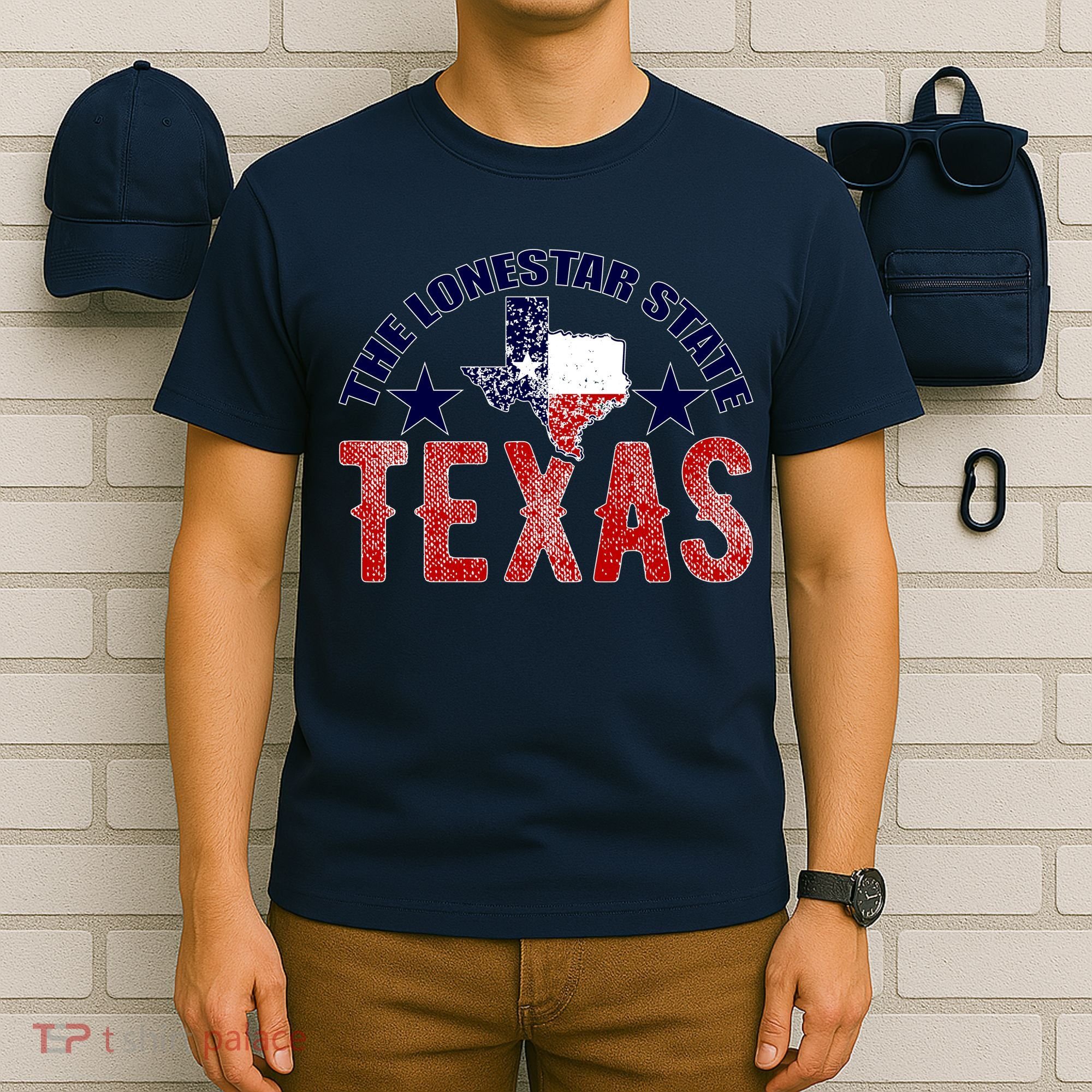Texas Motto The Lone Star State T-Shirt