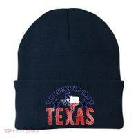 Texas Motto The Lone Star State Beanie thumb 0