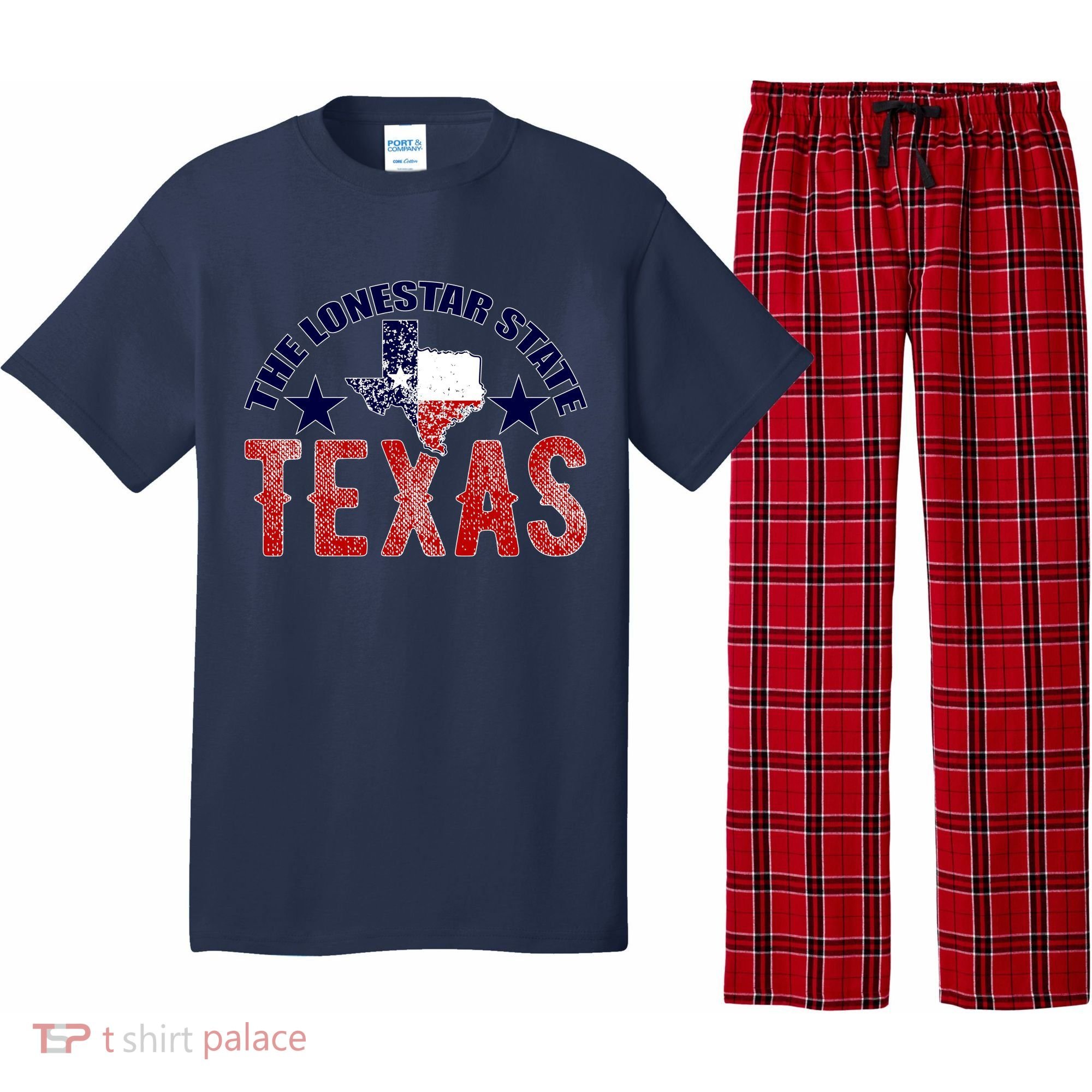 Texas Motto The Lone Star State Pajama Set