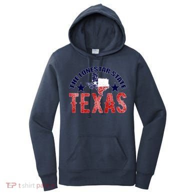 Texas Motto The Lone Star State Women's Hoodie