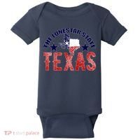 Texas Motto The Lone Star State Baby Bodysuit thumb 0