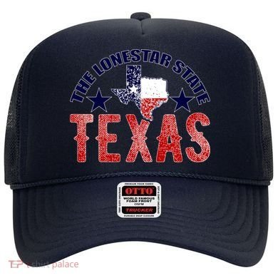Texas Motto The Lone Star State Hat