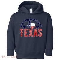 Texas Motto The Lone Star State Toddler Hoodie thumb 0
