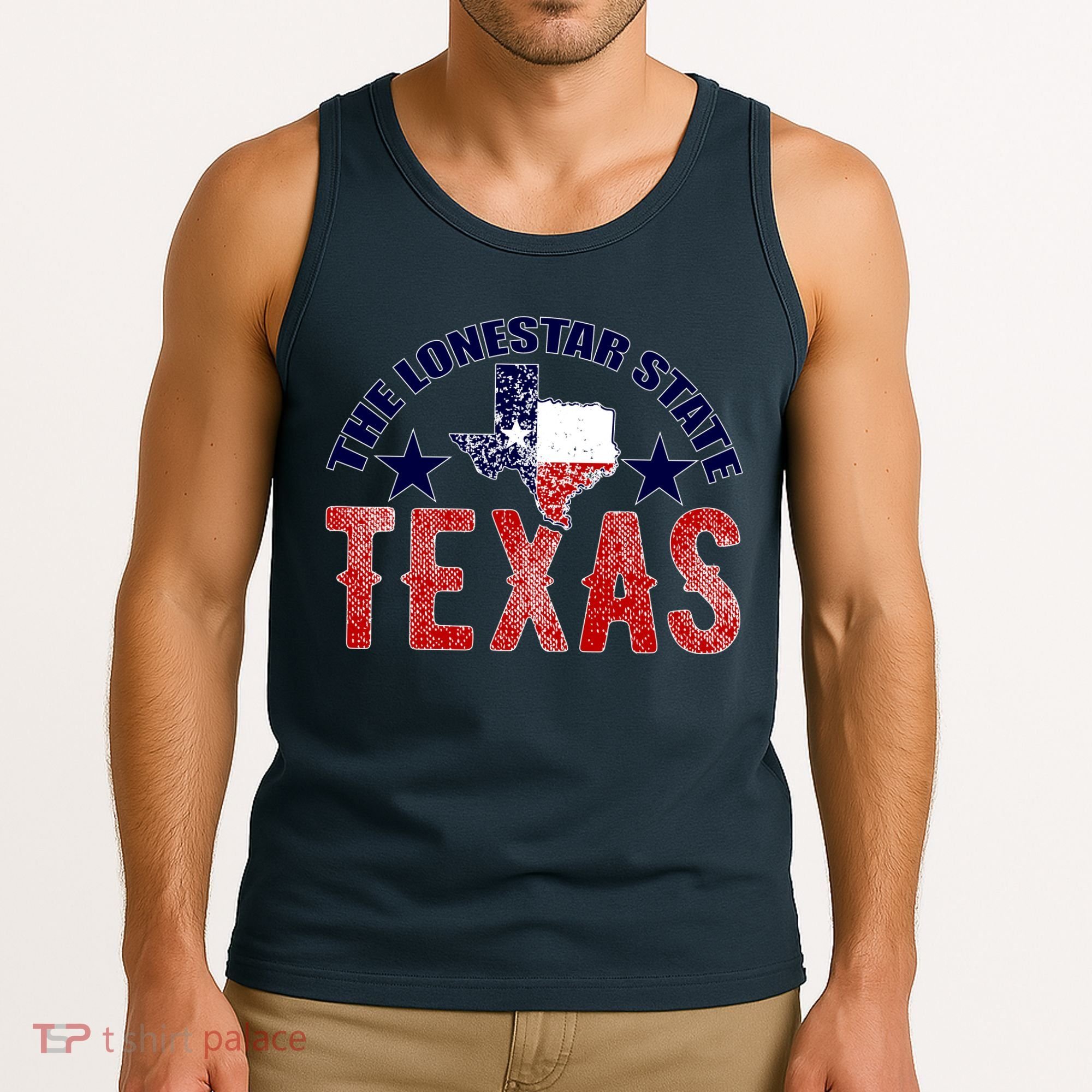 Texas Motto The Lone Star State Tank Top