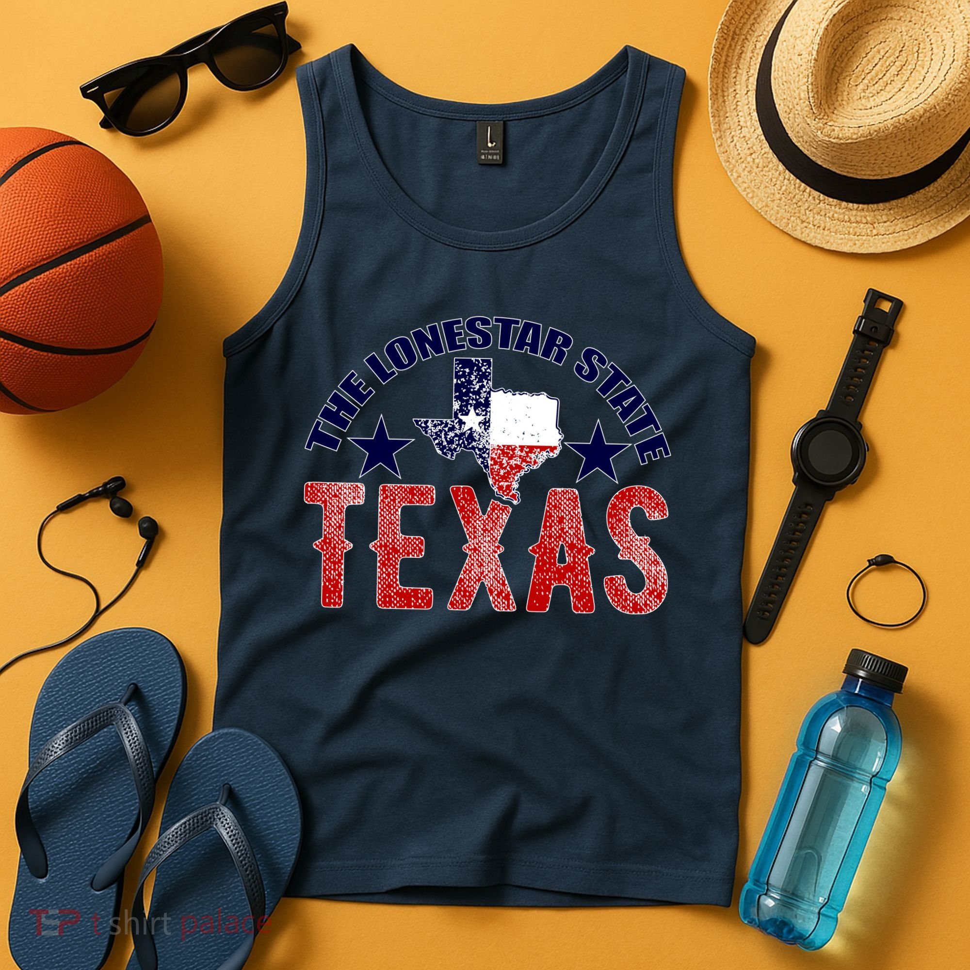 Texas Motto The Lone Star State Tank Top