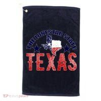 Texas Motto The Lone Star State Golf Towel thumb 0