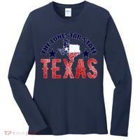 Texas Motto The Lone Star State Women's Long Sleeve Shirt thumb 0