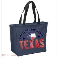 Texas Motto The Lone Star State Tote Bag thumb 2