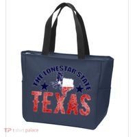 Texas Motto The Lone Star State Tote Bag thumb 3