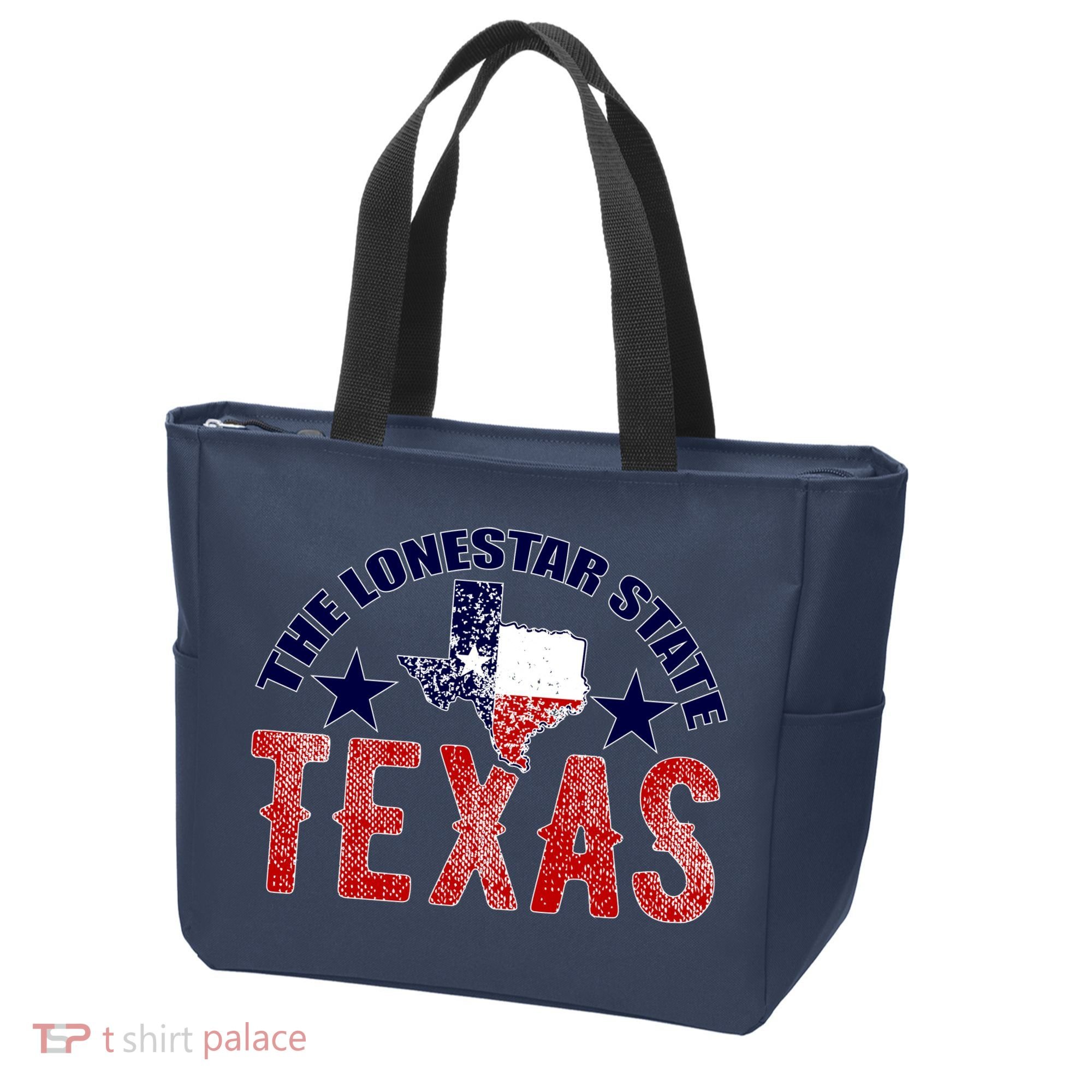 Texas Motto The Lone Star State Tote Bag