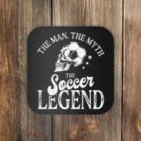 The Man The Myth The Soccer Legend Coaster thumb 0