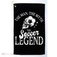 The Man The Myth The Soccer Legend Golf Towel thumb 0
