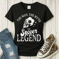 The Man The Myth The Soccer Legend Women's T-Shirt thumb 3