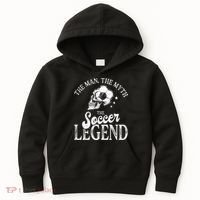The Man The Myth The Soccer Legend Kids Hoodie thumb 0