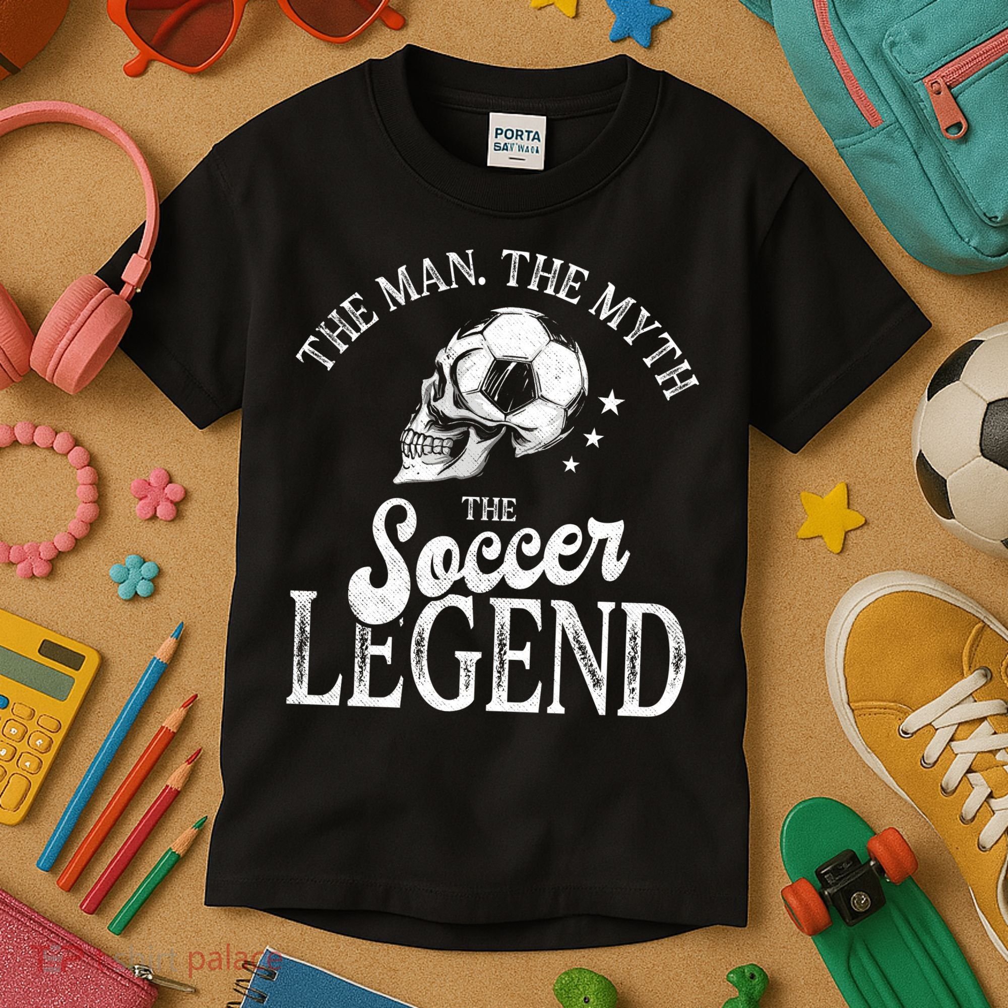The Man The Myth The Soccer Legend Kids T-Shirt
