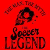The Man The Myth The Soccer Legend Santa Hat thumb 1