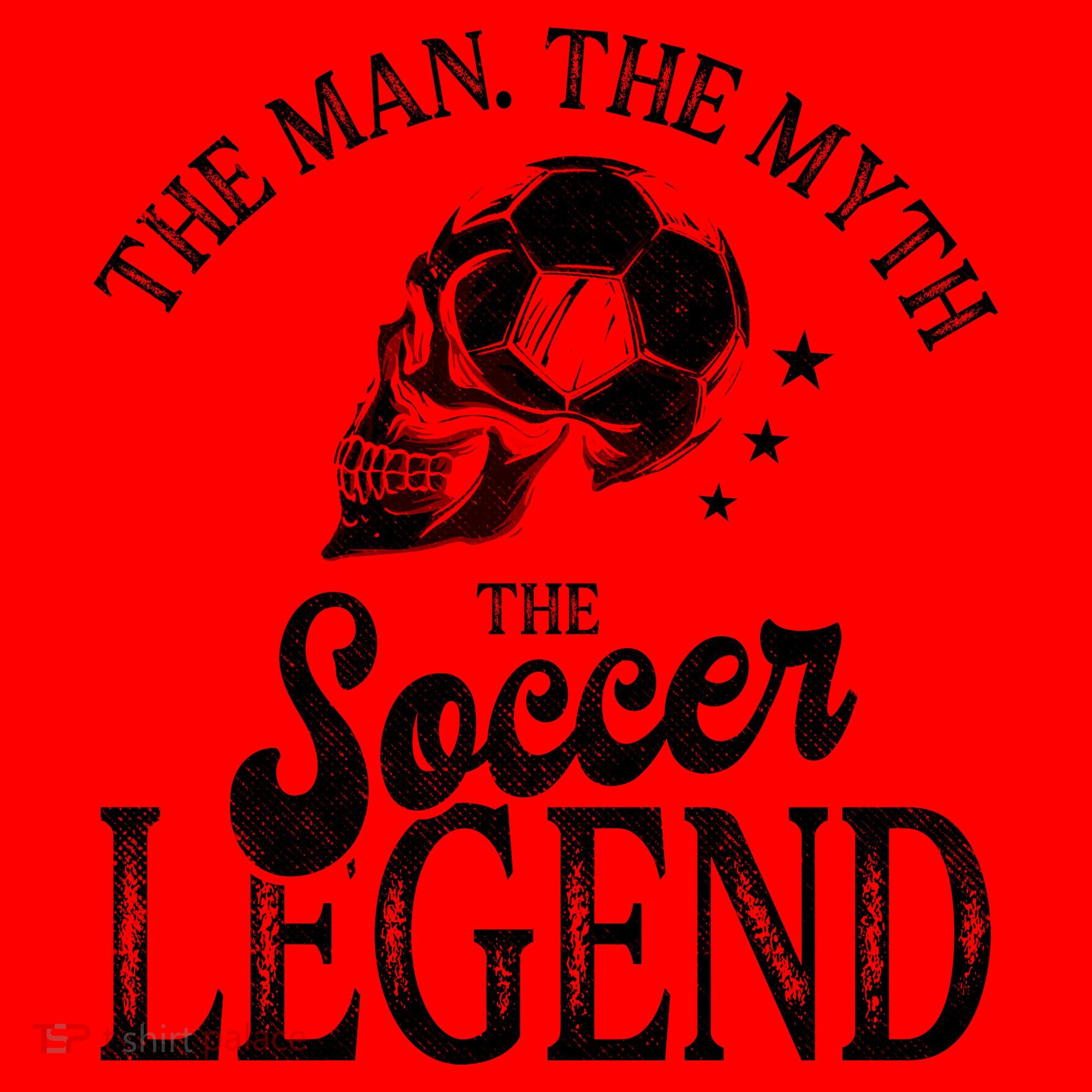 The Man The Myth The Soccer Legend Santa Hat