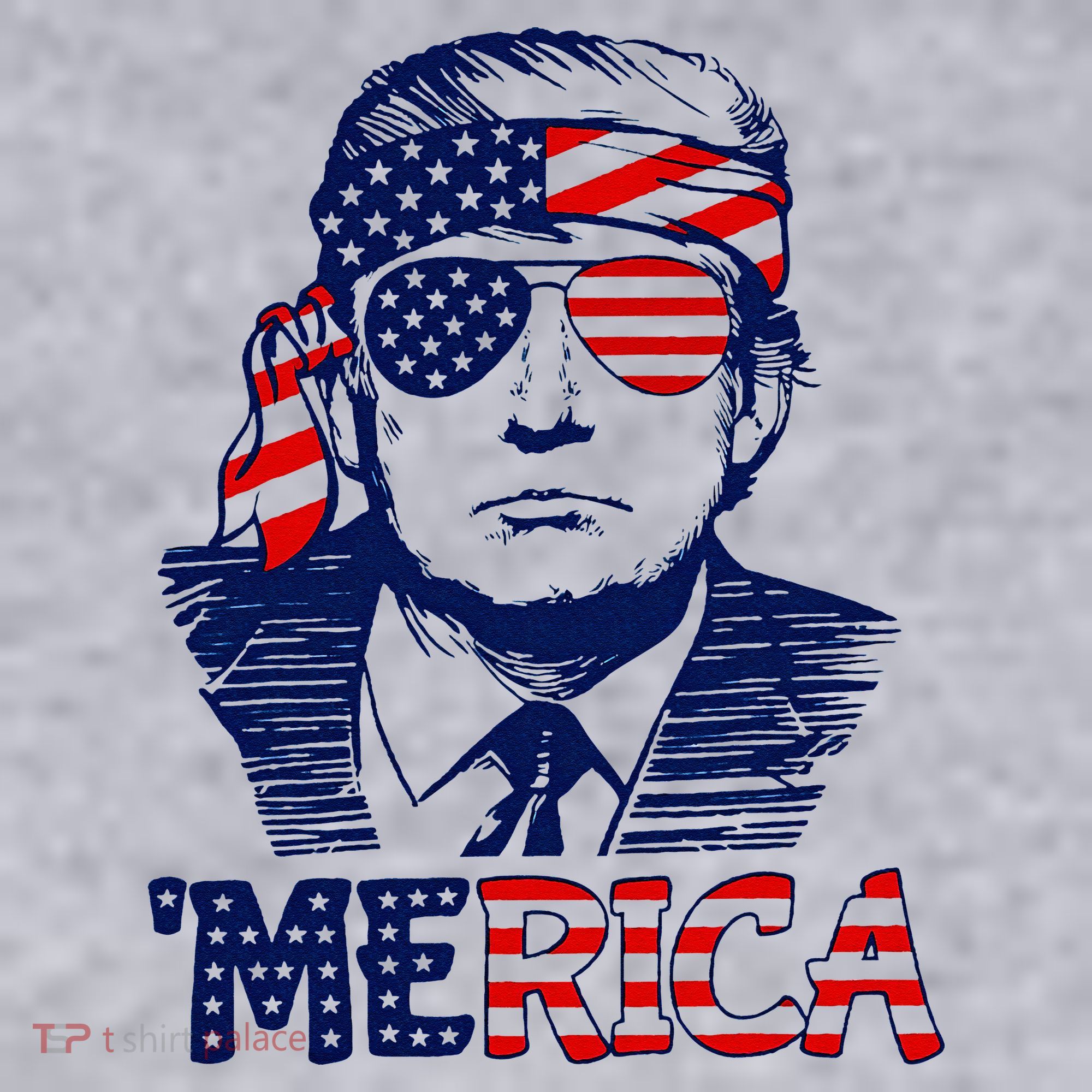 Trump 'Merica ,Trump Funny 4th of July Women's Sweatshirt