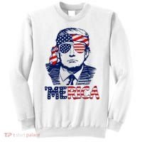 Trump 'Merica ,Trump Funny 4th of July Sweatshirt thumb 0