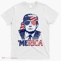 Trump 'Merica ,Trump Funny 4th of July T-Shirt thumb 0